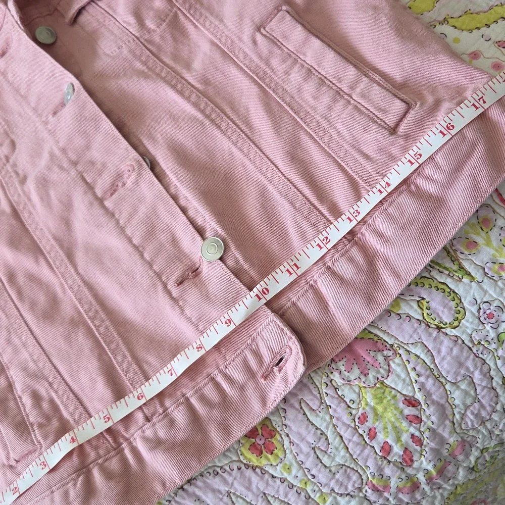 Pink Denim Jacket TIME and TRUE S - Picture 11 of 11